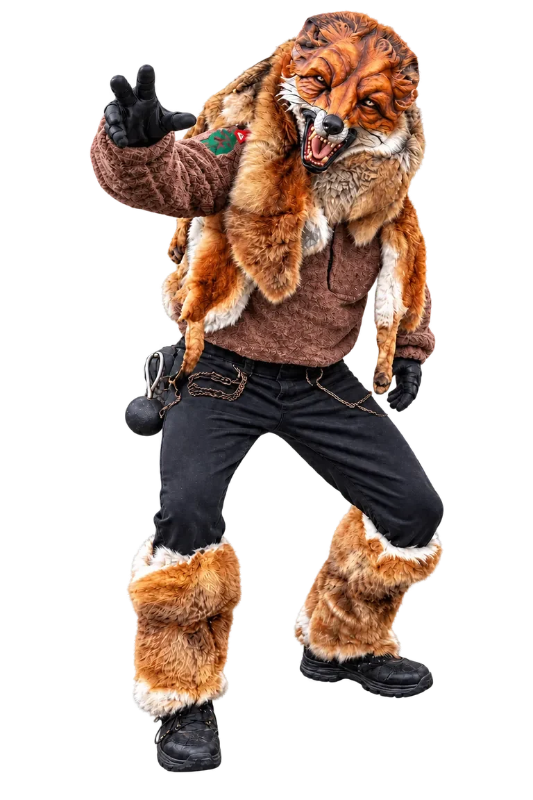 Huzler Fuchs – Dachtler Huzler Hexa Huzler Fuchs der Dachtler Huzler Hexa in vollständigem Häs.